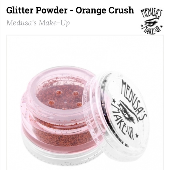 💙🌟🧚‍♀️ORANGE CRUSH Glitter Pot By Medusa Makeup NWT - Picture 5 of 8